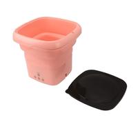 Fdit Machine à Laver Pliable, Mini Lave-linge Portable avec Seau, Déshydrateur intégré et Tuyau D'évacuation, Idéale pour les Voyages, les Dortoirs, les Appartements et les (Prise UE)