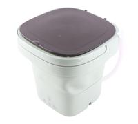 Fdit Machine à Laver Pliable, Mini Lave-linge Portable avec Seau, Déshydrateur intégré et Tuyau D'évacuation, Idéale pour les Voyages, les Dortoirs, les Appartements et les (Prise UE)