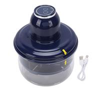 Fdit Machine éplucheuse électrique épluchez Automatique Peeler One Click Peel 50W Power for Green Gree Cherry Tomato Home Kitchen Use avec Battery Batter (BLUE)