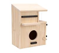 Fdit Maison pour écureuil en Bois, Abri Extérieur avec Doubles Balcons, for