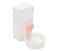 Fdit Mangeoire à Cage Suspendue pour Lapins, capacité de 1 L, Distributeur Automatique par gravité avec Bol en Plastique de qualité Alimentaire pour Petits Animaux, Lapins, Chats,