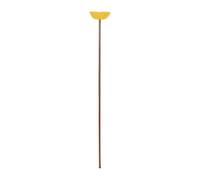 Fdit Mangeoire à Eau en Fer pour Oiseaux et Fleurs, avec Station D'arrosage pour Abeilles, Piquet pour Jardin, Patio, Papillon, Faune (Pink)