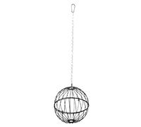 Fdit Mangeoire à Légumes pour Poulet, Paquet de 2, Boule de Friandises Suspendue avec Chaîne Réglable pour Chou, Laitue, Pomme, 7.1 Pouces (Mangeoire à Poulet)