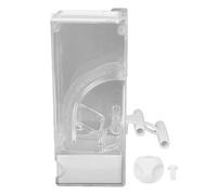 Fdit Mangeoire Automatique pour Perroquets, Distributeur de Nourriture en Plastique Anti-déversement pour Cage à Oiseaux Suspendue de 400 ML pour Perruches, Tourtereaux, Canaris (400ml)
