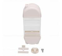 Fdit Mangeoire Automatique pour Perroquets, Distributeur de Nourriture pour Cage à Oiseaux Suspendue Transparente Anti-déversement de 800 ML pour Perruches Tourtereaux (800 ML)