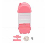 Fdit Mangeoire Automatique pour Perroquets, Distributeur de Nourriture pour Cage à Oiseaux Suspendue Transparente Anti-déversement de 800 ML pour Perruches Tourtereaux (800 ML)