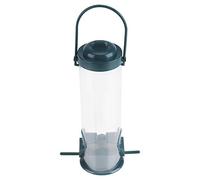 Fdit Mangeoires à oiseaux à suspendre en plastique transparent pour observer les oiseaux sauvages pendant les loisirs l'après-midi