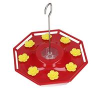 Fdit Mangeoires pour Colibris, 8 Ports de Fleurs Suspendus étanches, Décoration de Jardin pour Les Amoureux des Oiseaux, en Plastique