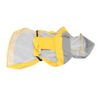 Fdit Manteau Imperméable à Capuche pour Chien, Grande Bande Réfléchissante, Imperméable, Tissu Respirant, Fermeture Tactile Réglable pour Grands Chiens (2XL)