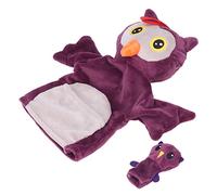 Fdit Marionnette à Main pour Adultes et Enfants - Marionnette en Peluche en Forme de Hibou - Améliore la Coordination œil-Main et la créativité Convient pour Les Spectacles de et Les Environnements