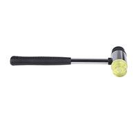 Fdit Marteau en Caoutchouc, Outil en Cuir à Main en Plastique Double Face Marteau de Maillet Léger pour les Bijoux (35 mm)