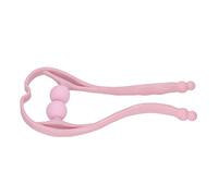 Fdit Masseur de Cou Manuel, Massage Musculaire à Double Point de Déclenchement pour Soulager la douleur. Masseur D'épaule Pratique pour le Cou, les épaules, le Bas du Dos, les Cuisses et les Hanches