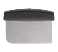 Fdit Ménage en Acier Inoxydable Griddle Grattoir Pâte Grattoir Lisse Bonne Résistance pour Pain et Pizza Pâte YJ02