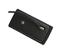 Fdit Micro égaliseur Numérique 5 Bandes pour Guitare Acoustique électrique, Accordeur LCD rétroéclairé pour Utilisation sur Scène, Réglage Précis pour Guitaristes, Plastique Noir 1 Pièce
