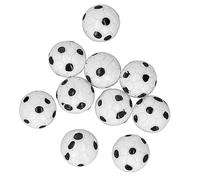 Fdit Mini Ballons de Football Réalistes pour Maison de Poupée, 10 Pièces, échelle 1:12, Accessoires de Décoration de Football Sportif pour Projets de Maison de Poupée