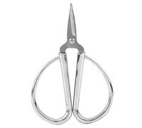 Fdit Mini Ciseaux de Couture Vintage, Ciseaux Artisanaux de Broderie en Acier Inoxydable avec Poignée en Alliage de Zinc en Forme D'arc, pour la Coupe D'artisanat de Tissu (SILVER)