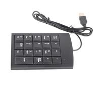 Fdit Mini Clavier Numérique USB pour Ordinateur Portable, Bouton Tactile Antidérapant pour Une Saisie Facile des Données, pour Les Utilisateurs D'ordinateurs Portables/de Bureau