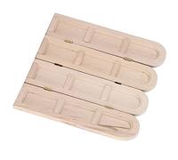 Fdit Mini écran en Bois 1:12, Accessoires Miniatures pour Maison de Poupée en Bois de Bouleau, Accessoire Photographique pour Modèles de Maison (Couleur du Bois)