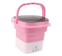 Fdit Mini Laveuse Pliable, Machine à Laver à Seau Portable avec Tuyau de Vidange pour Vêtements de bébé, Sous-vêtements, Chaussettes, Nettoyage Rapide de Grande capacité pour (Prise UE)