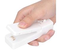 Fdit Mini Machine à Sceller, Thermoscelleuse de Sacs Alimentaires avec Chargement USB avec Température Réglable pour Sacs de Stockage Sous Vide en Plastique pour Collations en Aluminium