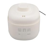 Fdit Mini Marmite électrique 1L en Céramique, Cuiseur de Bouillie de Soupe avec Minuterie 24H, 9 Menus, Arrêt Automatique, pour la Maison, la Cuisine et L'appartement (Prise UE 220V)