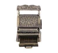 Fdit Mini Modèle de Caisse Enregistreuse de Scène de Vie de Simulation pour Maison de Poupée, Excellent Cadeau pour Les Enfants Qui Aiment Les Poupées, Matériaux Sûrs et Non Toxiques