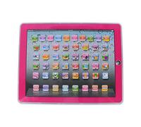 Fdit Mini Ordinateur d'apprentissage de l'anglais pour Enfants et Bébé en Bas Age Activités d'Etude pour Mots Alphabet ABC Exercer la Capacité de Réflexion des Enfants(Pink)