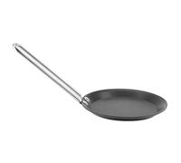 Fdit Mini Poêle à Frire en Fonte Antiadhésive avec Poignée Ergonomique Résistante à la Chaleur, Compatible avec les Cuisinières à Gaz, électriques et à induction. (poignée en acier)