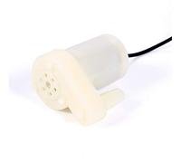 Fdit Mini Pompe à Eau Submersible, Pompe à Moteur DC 3 4,5 V, Débit de 100 L H pour Fontaine D'aquarium, avec Fonctionnement Silencieux à Faible Bruit (JT-DC3L vertical)