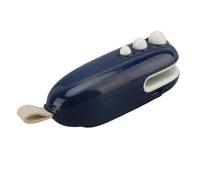 Fdit Mini Scelleuse Sous Vide Compacte et Rechargeable, Rechargeable, pour Sacs de Collation en Plastique, Stockage des Aliments, Matériau ABS Efficace (BLUE)