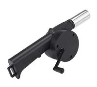 Fdit Mini souffleur d'air à manivelle pour barbecue, léger, portable, allume-feu, pour pique-nique, camping en plein air, avec barbecue (A)