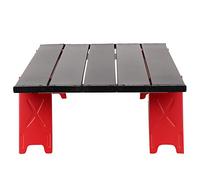 Fdit Mini Table Pliante en Alliage D'aluminium, Table de Barbecue, de Camping, de Pique-Nique Portable avec Sac de Rangement pour Camping en Plein Air, Randonnée,
