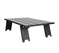 Fdit Mini Table Pliante Portable en Alliage D'aluminium, Table de Camping, de Plage, de Pique-Nique avec Serrure Fixe à Double Usage pour Barbecue en Plein Air, Randonnée, Pêche