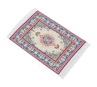 Fdit Mini Tapis pour Maison de Poupée 1:12, Motif élégant Unique, Apparence de Simulation, Excellente Décoration pour Maison de Poupée