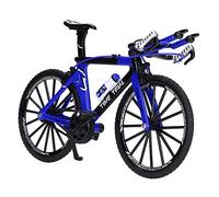 Fdit Mini Vélo Modèle Unique, Jouet de Vélo à Doigts pour la Décoration de la Maison et du Bureau, Excellent pour Les Collègues et Les Amis, Alliage + Plastique (Blue)