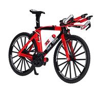 Fdit Mini Vélo Modèle Unique, Jouet de Vélo à Doigts pour la Décoration de la Maison et du Bureau, Excellent pour Les Collègues et Les Amis, Alliage + Plastique (Rouge)