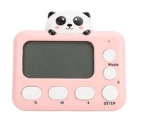 Fdit Minuterie de Cuisine Numérique avec écran LCD, Compte à Rebours, Motif Animal de Dessin animé, Dos et Support Magnétiques pour la Cuisine, la Pâtisserie, Les études, Le Fitness, (Panda)