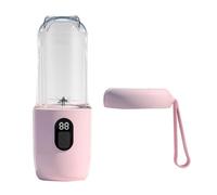 Fdit Mixeur Portable, Mixeur Personnel Rechargeable par USB de 500 Ml avec 16 Lames en Acier Inoxydable et Moteur de 20 800 Tr/min pour Voyage, Bureau, Cuisine