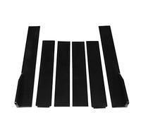 Fdit Mode de Jupe Latérale Réglable à L'extérieur de la Voiture, Ligne Inférieure Noire Brillante, 6 pcs. Définir un Type Universel, Anti-cylindre, Anti-équipage