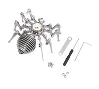 Fdit Modèle D'araignée Mécanique Robuste, Horloge D'ornement, Jambes Réglables, en Acier Inoxydable, Jouet de Style Cool pour Les Besoins D'affichage