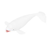 Fdit Modèle de Jouet de Baleine Blanche de Haute qualité pour L'éducation Marine des Enfants, Figurine d'animal Marin Durable pour Un Jeu Imaginatif