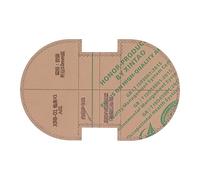 Fdit Modèle de Pochoir de Portefeuille en Acrylique pour L'artisanat du Cuir, Motif de Porte-monnaie Transparent avec Lignes de Coupe Précises 1:1, Outil de Travail du Cuir avec