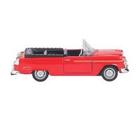 Fdit Modèle de Voiture de Sport Convertible 1:32, Jouet Réaliste à Piles pour Enfants, Simulation de Voiture de Sport en Alliage (Rouge)