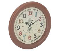 Fdit Modèle D'horloge Murale Colorée Miniature en Résine de qualité Supérieure, Accessoires Portables pour Maison de Poupée 1:12, Décoration Réaliste, Excellent Ajout pour Les Collectionneurs de