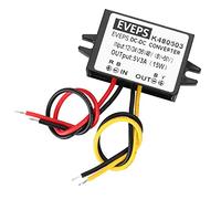 Fdit Module d'alimentation Abaisseur 5V 3A, Convertisseur CC pour Moniteur, Caméra, Ventilateur, Pompe à Eau, Moteur