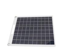 Fdit Module de Panneau Solaire 30W Double Chargement USB Efficace pour Voyage en Plein Air Camping Randonnée Silicium Monocristallin 30.5x26.5cm
