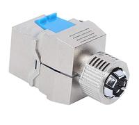 Fdit Module RJ45 Cat8 en Alliage, Compact avec Couverture Anti-Poussière, Terminaux IDC Colorés, Transmission de Signal Rapide