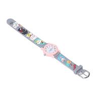 Fdit Montre pour Enfants en Style Dessin animé 3D, Super Mignonne, étanche, échelle Claire, Couleurs Riches, Montre pour Filles et Filles, Développement D'habitudes, pour (Gray)