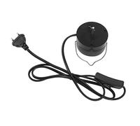 Fdit Moteur d'affichage Suspendu, Moteur Mobile à Commande électrique Tournant Un Interrupteur à Bouton pour Attrape- (Prise UE 220V)