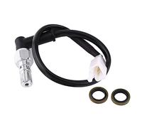 Fdit MOTEUR Pression de Frein Hydraulique Interrupteur D'éclairage Arrière Durable Vis Creux en Aluminium Durable pour les Conducteurs (Silk épais M10 * 1,25 mm)